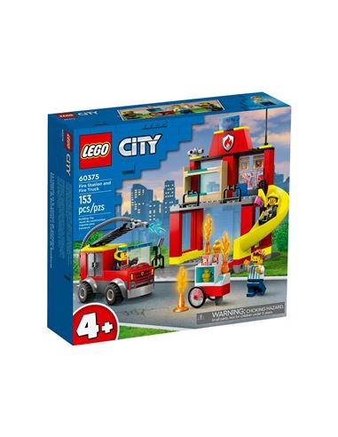 LEGO - City: Parque de Bomberos y Camión de Bomber - 22560375