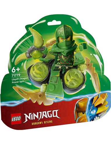 LEGO - Ninjago: Lloyd Dragon Power: Ciclón Spinjit - 22571779