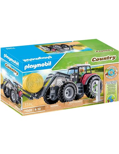 Playmobil - Country: Tractor Grande con Accesorios - 30071305