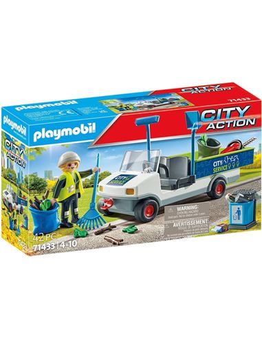 Playmobil - City Action: Limpieza urbn coche eléct - 30071433
