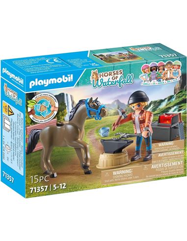 Playmobil - Horses: Herrador Ben y Aquiles 71357 - 30071357