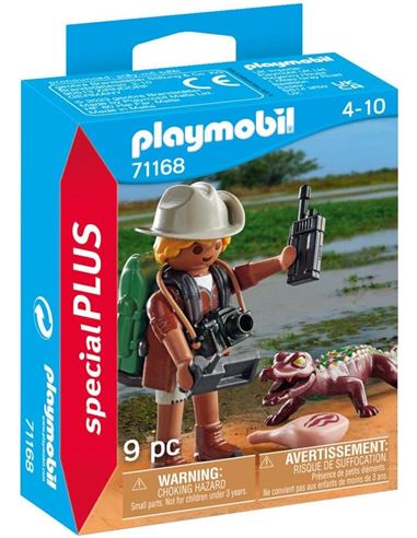Playmobil - SpecialPlus: Investigador con Caiman 7 - 30071168