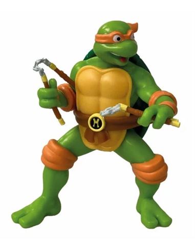 Figura - Tortugas Ninja: Michelangelo Retro (9cm) - 73990374