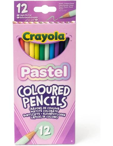 Set de 12 Lapices - Crayola: Colores Pastel - 55603366