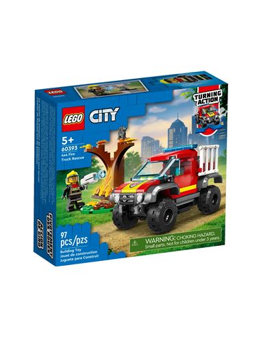 LEGO - City: Camión de Rescate 4x4 de Bomberos - 22560393