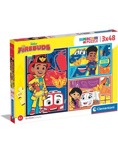 Puzzle 3x48 Firebuds - 06625283