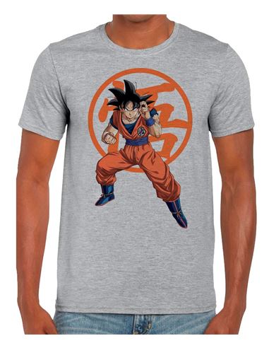 Camiseta - Dragon Ball: Goku gris (Adulto M) - 64979158