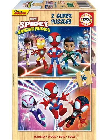 Puzzle - Multipuzzle: Spidey & Friends (16pcs) - 04019579