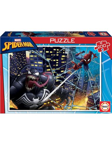 Puzzle - Marvel Spiderman luchando (200 pcs) - 04018100