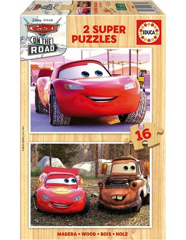 Puzzle - Multipuzzle: Cars on the road (16 pcs) - 04019670