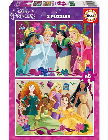 Puzzle - Multipuzzle: Princesas Team (48 pcs) - 04019675