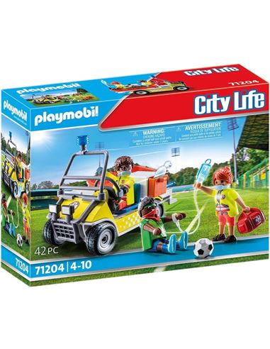 Playmobil - City Life: Coche Rescate 71204 - 30071204