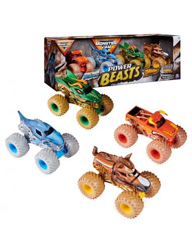 Set de coches - Monster Truck: Power Beasts - 62757281