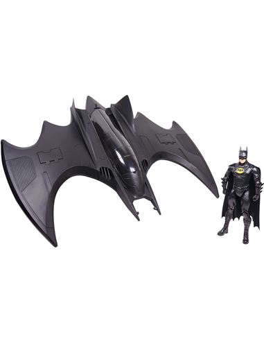 Figura y vehiculo - DC: The Flash Batwing y Batman - 62743609