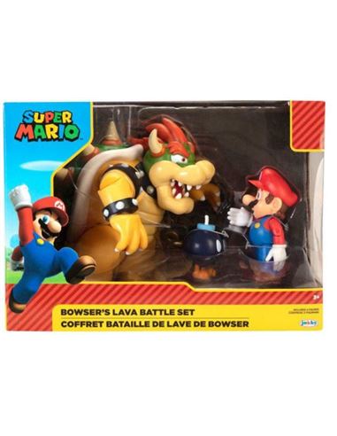 Figuras - Super Mario: Pack Bowser y Super Mario - 92464512