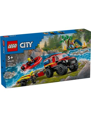 LEGO - City: Camión bomberos y barco Rescate - 22560412