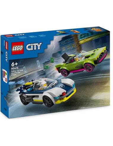 LEGO - City: Coche de Policía y Potente Deportivo - 22560415