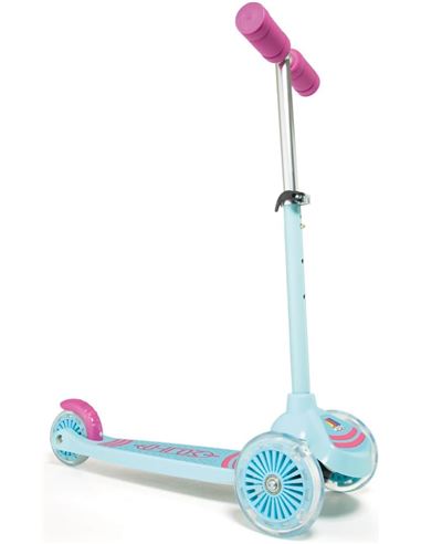 Patinete - 3 ruedas: Maxi Scooter con luces rosa - 26522222