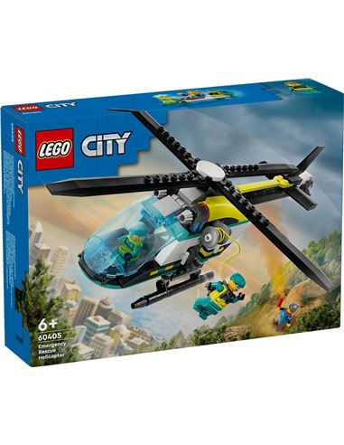 LEGO - City: Helicóptero de rescate para emergenci - 22560405