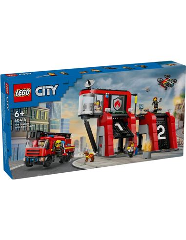 LEGO - City: Parque de Bomberos y Camión - 22560414