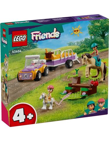 LEGO - Friends: Remolque para Caballo y Poni - 22542634