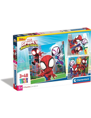 Puzzle - Multipuzzle: Spidey Team (3x48 pzs) - 06625294