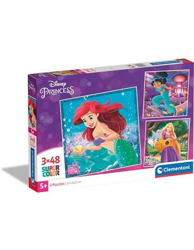 Puzzle - Multipuzzle: Disney Ariel, Jasmine y Rapu - 06625304