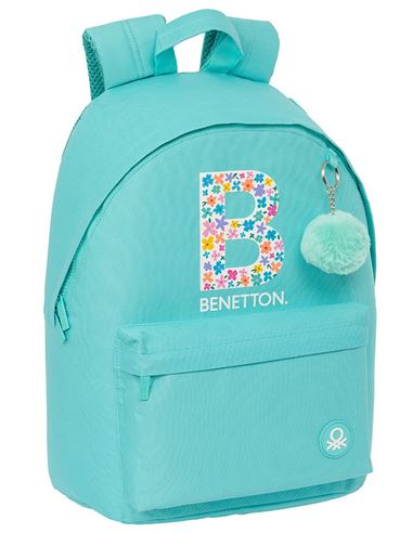 Mochila - Escolar: Benetton "Letter" portatil 14,1 - 79152448