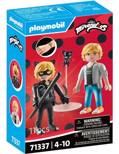 Playmobil - Miraculous:  Adrien & Cat Noir - 30071337