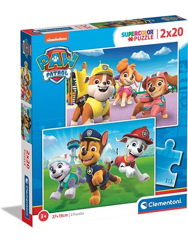 Puzzle - Multipuzzle: Paw Patroll (2x20 pcs) - 06624800