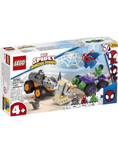 LEGO - Marvel Spidey: Camiones Combate Hulk y Rino - 22510782