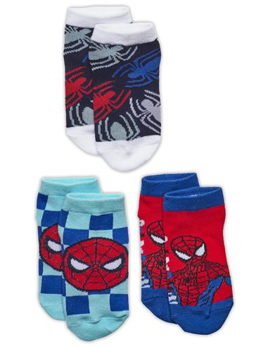 Set de 3 calcetines - Spiderman: Cortos (23/26) - 67886952