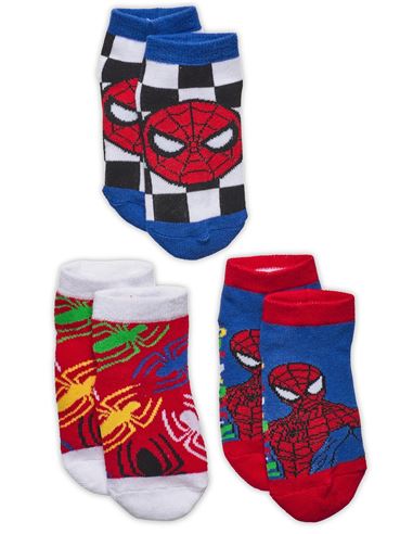 Set de 3 calcetines - Spiderman: Navy (31/34) - 67886954