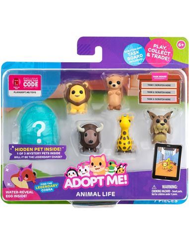 Pack - Adopt Me: 6 Animales Salvajes - 23349915