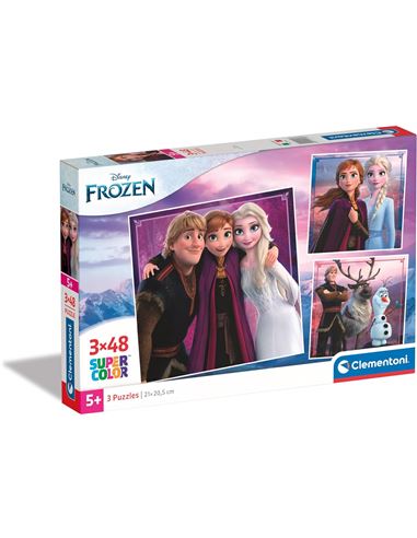Puzzle - Multipuzzle: Frozen Happy (3x48 pzs) - 06625306
