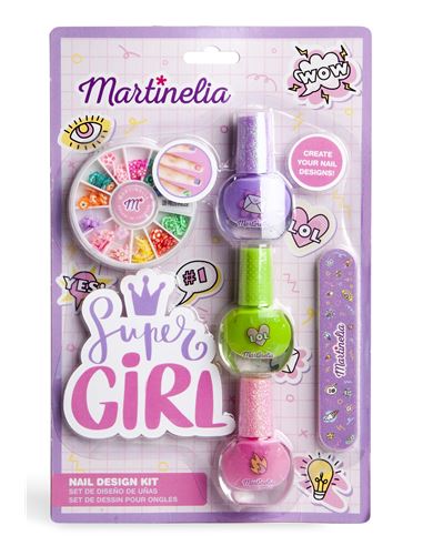 Set maquillaje - Super Girl: Diseño de uñas (3 pcs - 62112230