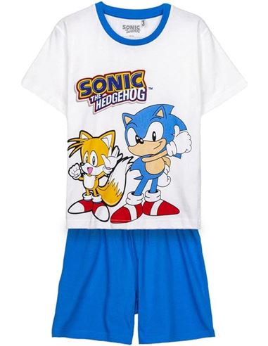 Pijama corto - Sonic: The hedgehog Blanco (8 años) - 61027159