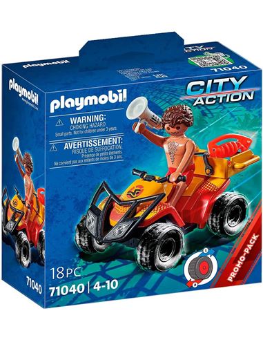 Playmobil - City Action: Quad de Rescate - 30071040