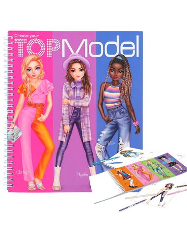 Libro de colorear - TOPModel: Create your model - 50212447
