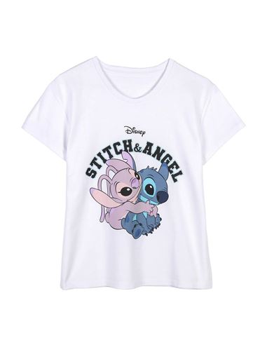Camiseta - Disney: Stitch & Angel (Adulto M) - 61022784