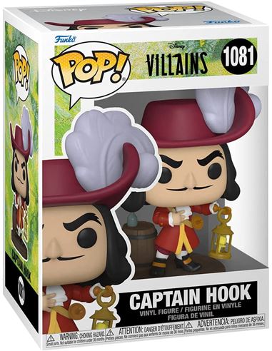 Funko Pop - Villanos Disney: Capitan Hook 1081 - 54257348