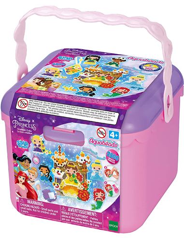 Set Creativo - Aquabeads: Cubo de princesas Disney - 28931773