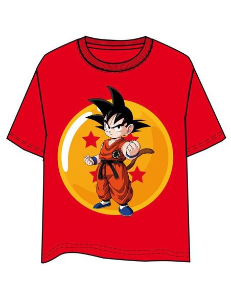 Camiseta - Dragon Ball: Goku Rojo 12 años