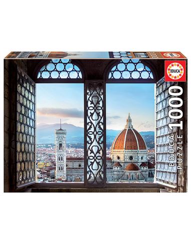 Puzzle 1000 piezas Vistas de Florencia - 04018460