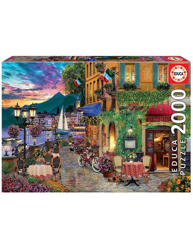 Puzzle - Italian Fascino al atardecer 2000 piezas - 04018009