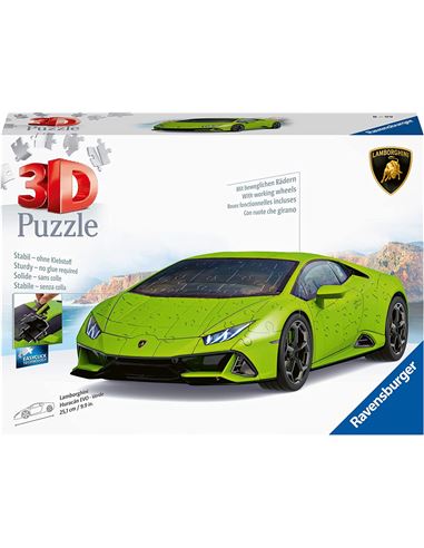 Puzzle 3D - Lamborghini Huracan (108 piezas) - 26911299
