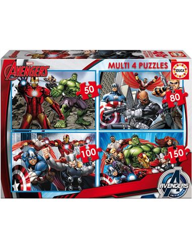 Puzzle - Multipuzzle Marvel: Avengers V 50-150 pcs - 04016331.1