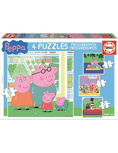Puzzle - Progresivo: Peppa Pig Picture 6-16 pcs - 04015918