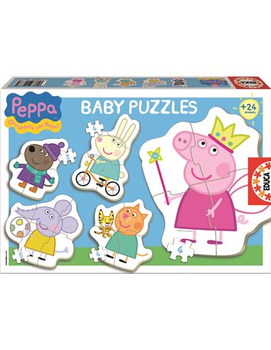 Puzzle - Multipuzzle Baby: Peppa Pig 3-5 pcs - 04015622