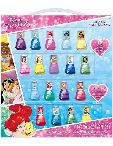 Maquillaje - Pintauñas: Disney Princess 18 pcs - 48342479